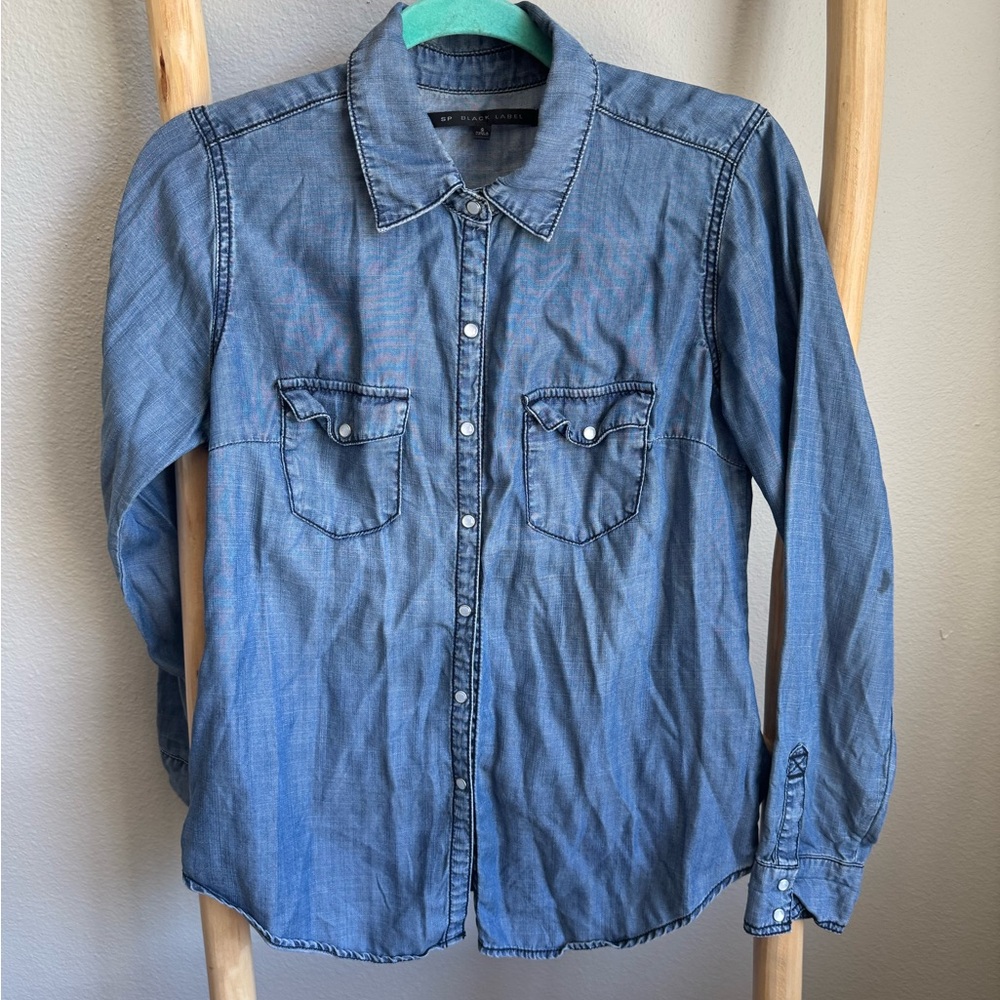 Black Label Light Blue Denim Shirt